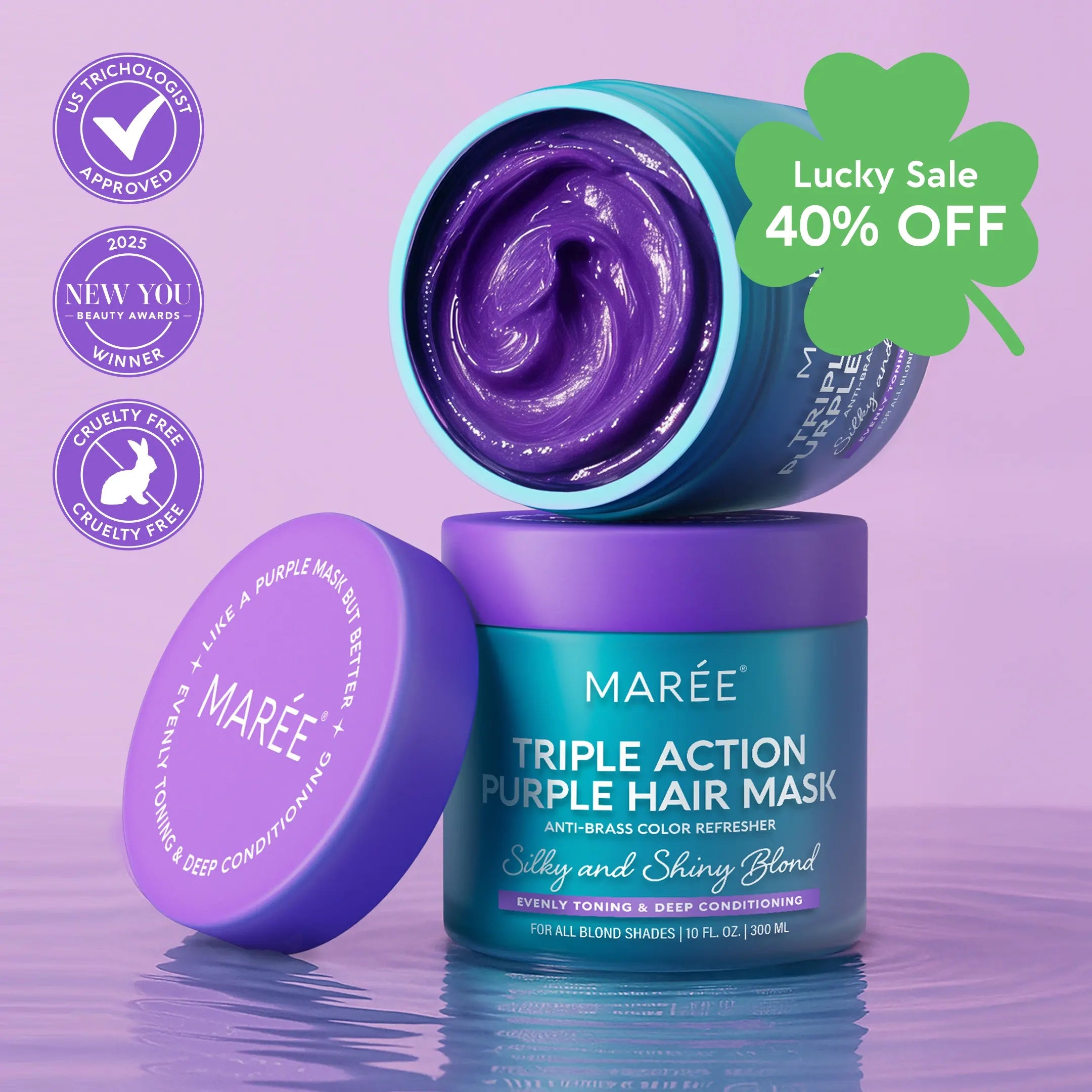 Purple Mask for Blonde Hair