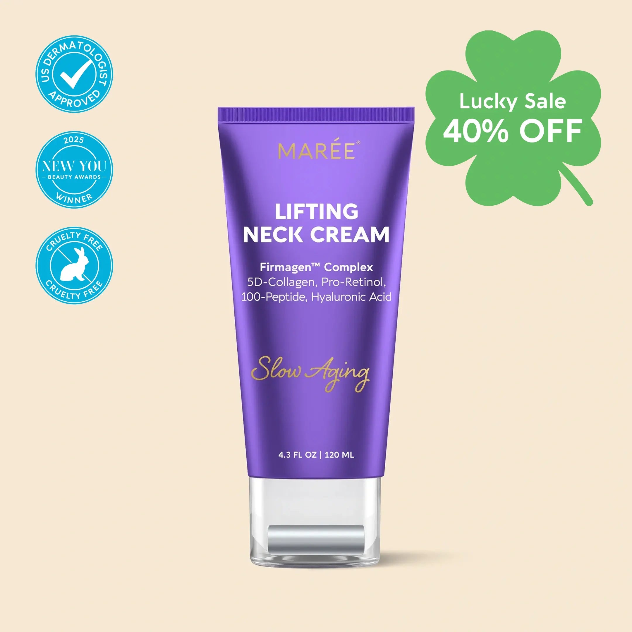 Pro-Retinol Neck Lifting Cream Massager